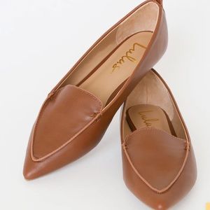 Chestnut Pointed Loafers
